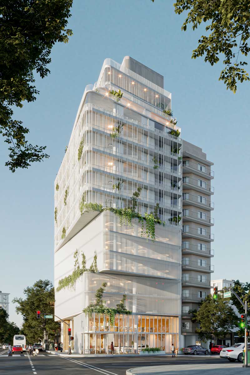 Render del edificio EU