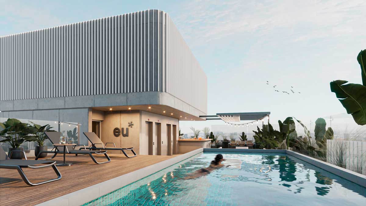 Pileta del edificio